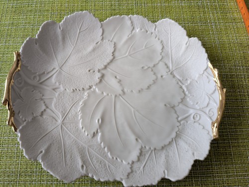 Prunkschale weinblattrelief - ,