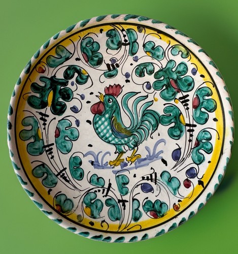 Italienischer keramik teller - keramik,