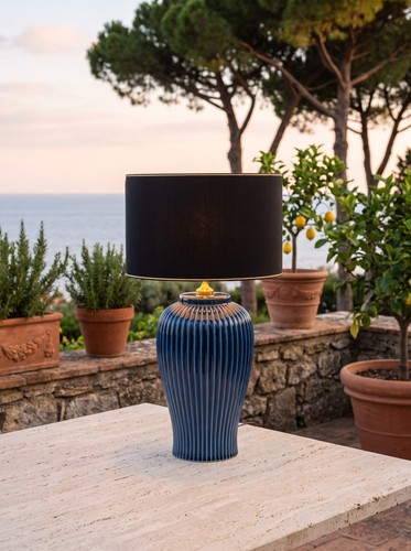 Lunatre nobile blu tischlampe - blu,