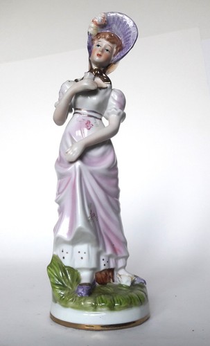 Porzellanfigur mädchen dame - mädchen,