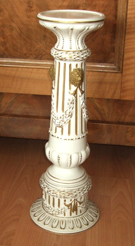 Antike porzellansäule mit - antike,