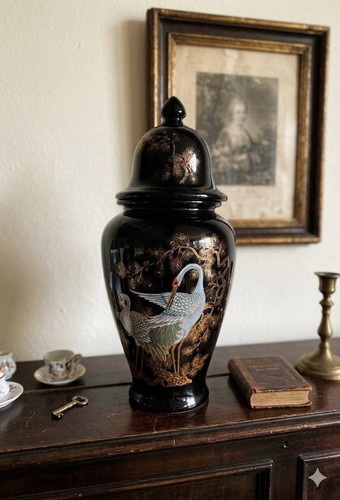 Porzellan prunkvase deckelvase - prunkvase,