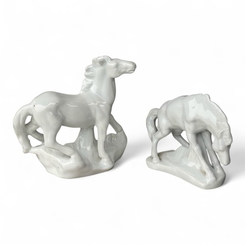 Porzellanfiguren pferd duo - pferd,