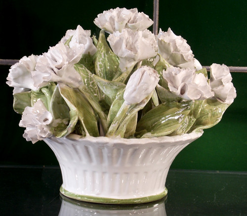 Antik blumenkorb blumen - blumenkorb,
